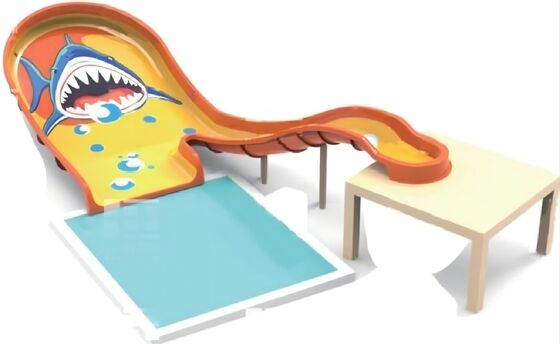 Bom preço Mini Sky Spin Parque Aquático Deslizamento Aquático 1,95m Altura Balsa Deslizante on-line