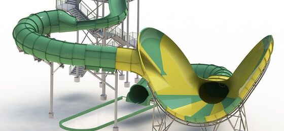 Good price Magic Flying Carpet Waterpark Water Slide 15-18m Height For Teenagers online