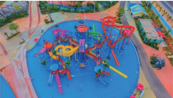 Good price Large Interactive Water Slide House online