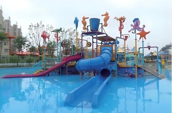 Good price Marine Theme Village Water Park Interactive Small Sized 235m2 online