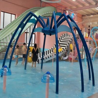 Buen precio Juego de agua con tema Turbogun Skit Spider Splashing Pad en el parque acuático en línea