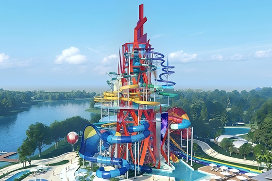 Buon prezzo Warrior Tower Scivolo acquatico alto 80 m Parco acquatico in linea