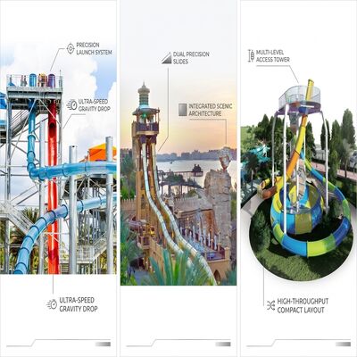 Good price Arctic Ice Drop Pod Water Slide 18m for Cruise Ship Deck online