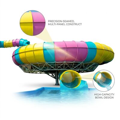 Good price Tornado Water Slide 20M — Pirate Cove Style Cruise Ship Deck online