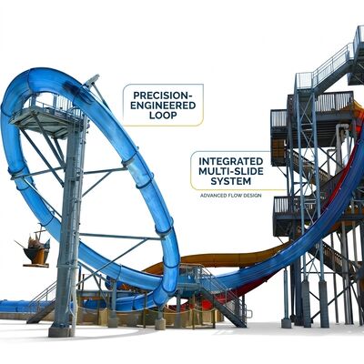 Good price 18M Space Galaxy AquaLoop Water Park Water Slide online
