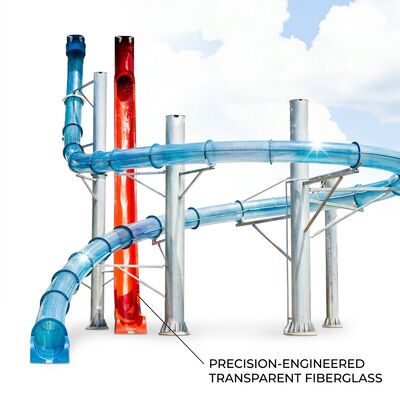 Good price Tropical Paradise Drop Pod Water Slide 10m for Cruise Ship Deck online