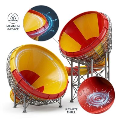 Good price 16M Mediterranean Coast Bowl Water Park Water Slide online