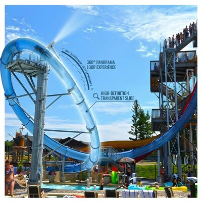 Good price 15M Arctic Ice Cannon Water Park Water Slide online